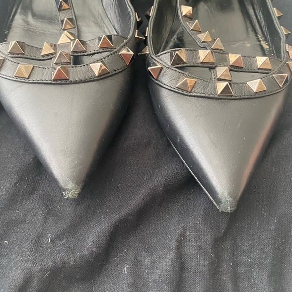 Valentino Noir Rockstud Caged Ballerina flat - Picture 4 of 7